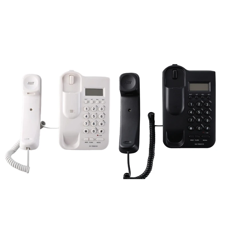 

L43D Wired Telephone Landline Telephone Wired Telephone Big Button Landline Phones with Caller Identification for Office