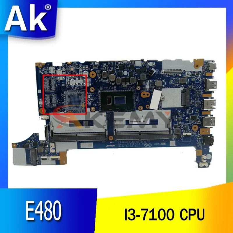 

Оригинальная материнская плата EE480 EE580 для ноутбука Lenovo E480 со стандартным диагностическим процессором