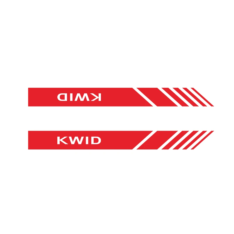 

2pcs Car Rearview Mirror Vinyl Stickers For Renault Kwid Car Racing Strips Sticker Car-Styling Accessories