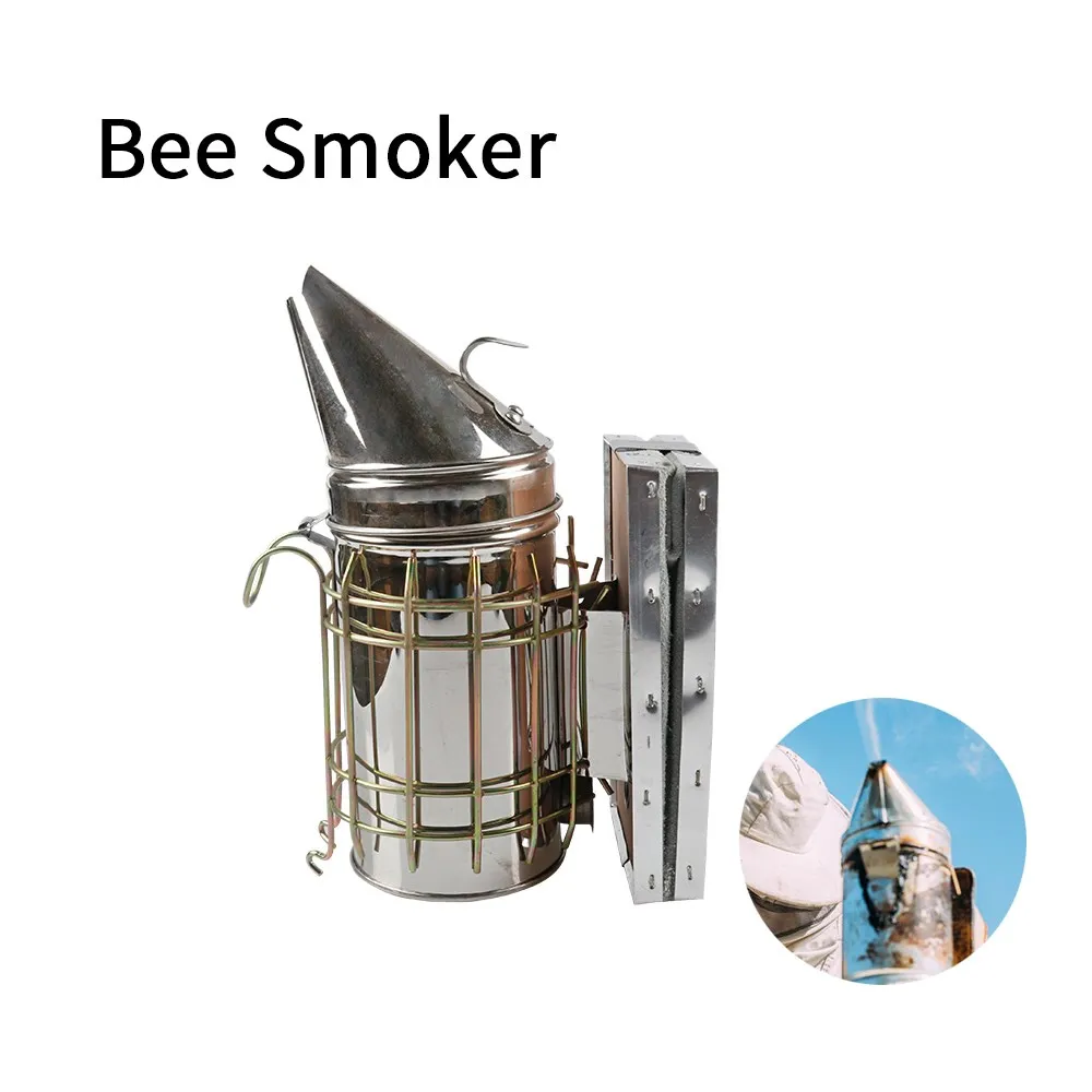 

Beekeeping Small Size Manual Bee Smoker Conical Head Smoke Gun For Bees Product Apiculture For Beekeeper Beginning Tool