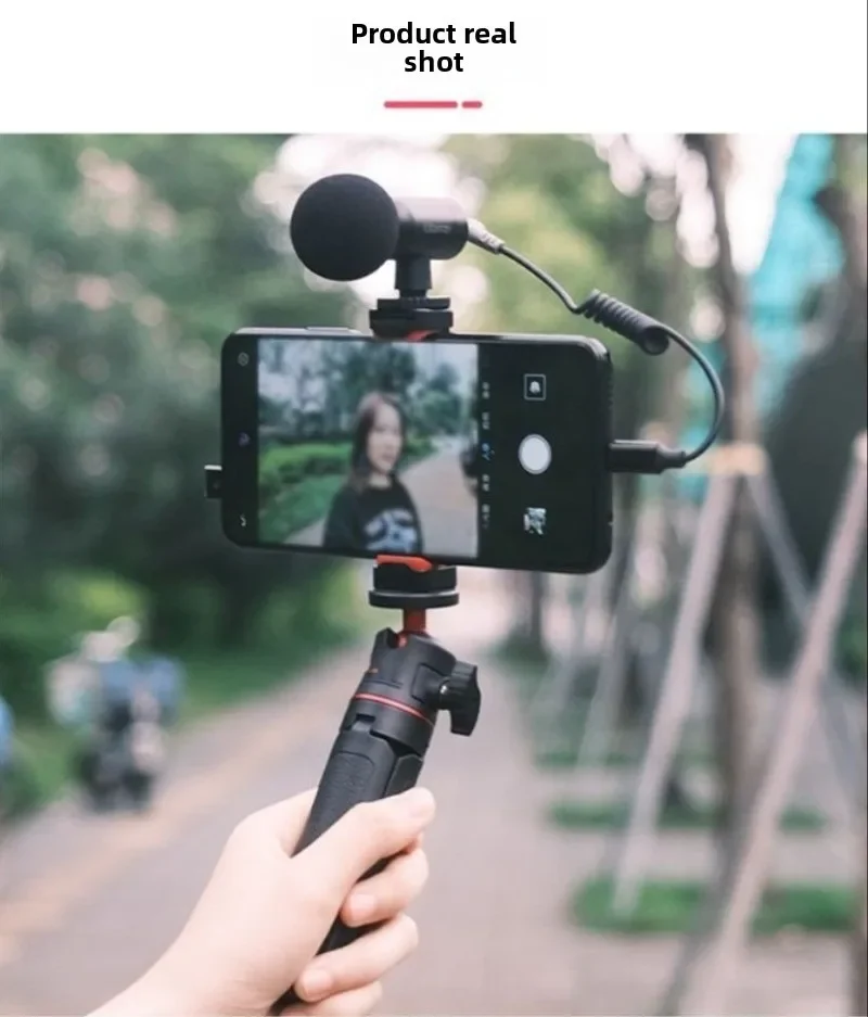 Мини-зажим для смартфона Vlog Live Stream регулируемый держатель телефона с креплением