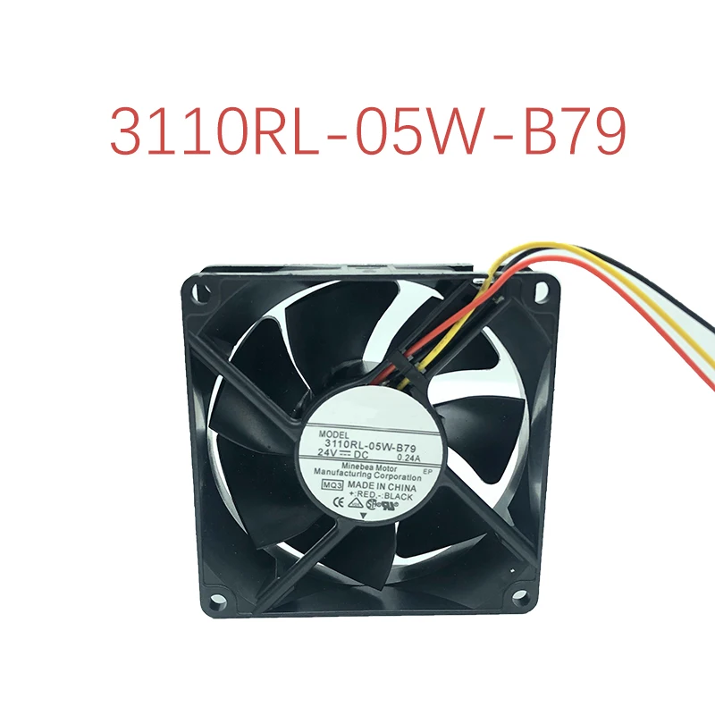 Для телефона 3110RL-05W-B79 F06 DC 24V 0.24A 80x80x25 мм вентилятор охлаждения сервера |
