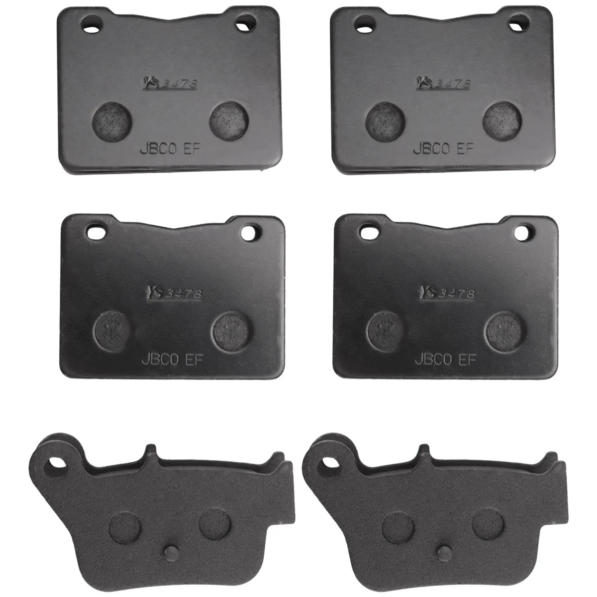 Передние и задние тормозные колодки для мотоцикла MaxSym 400I 2011-2021 Max 600I 2014-2017 TL500