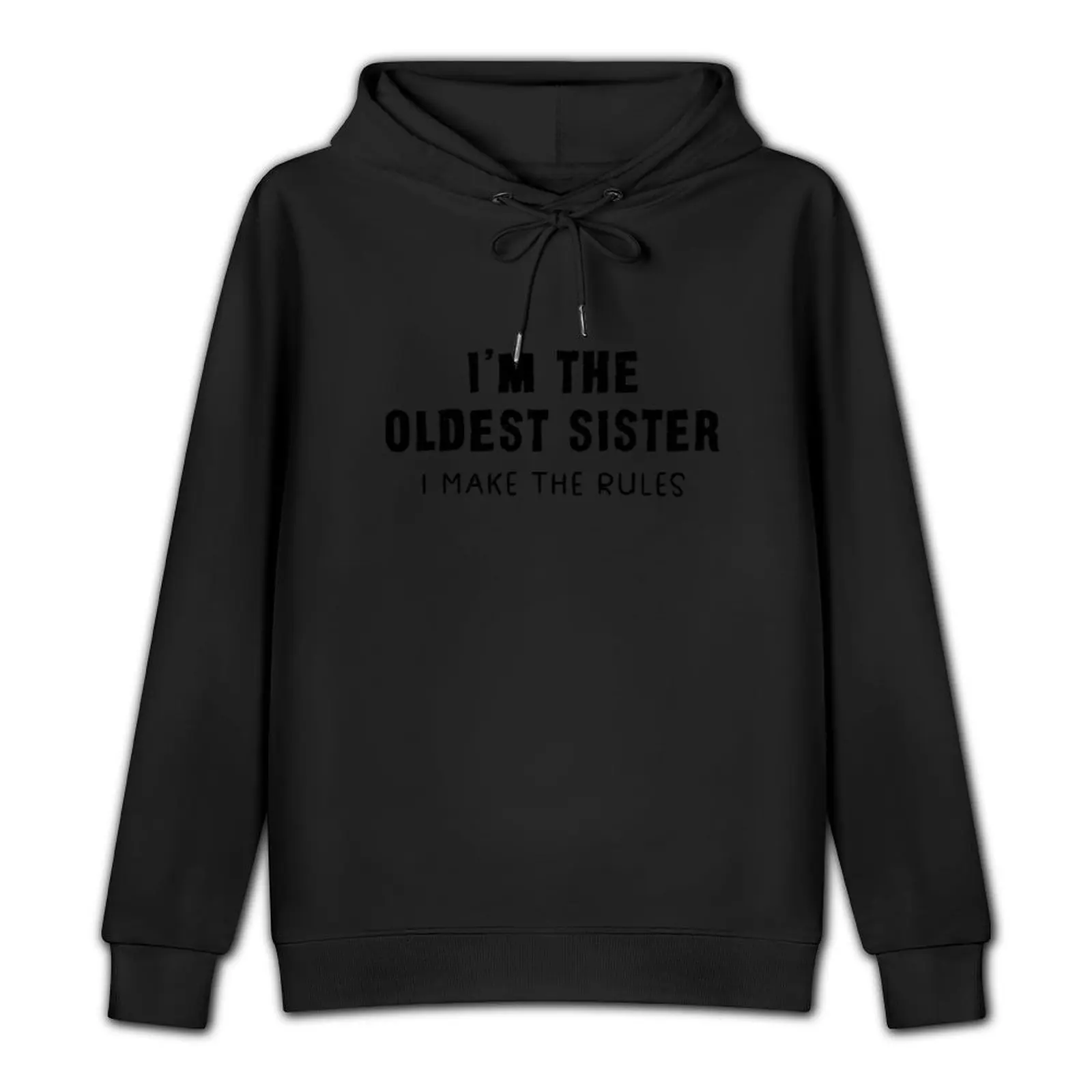 Oldest Sister Funny I Make The Rules Twins Matching Sibling пуловер с капюшоном мужская дизайнерская одежда