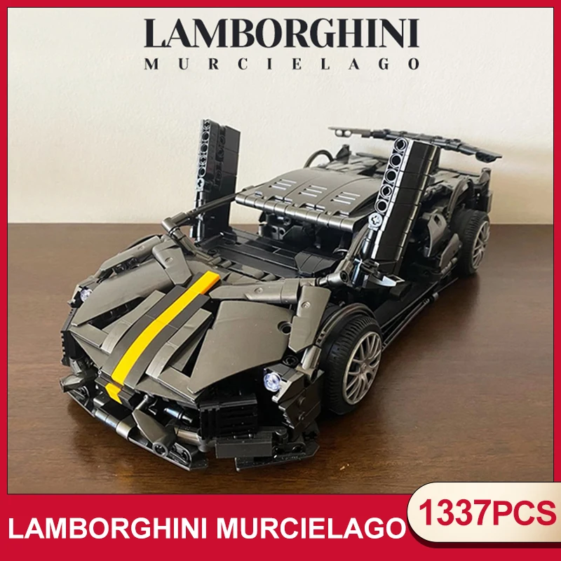 

Creative 023015 1337pcs Formula City Super Racing Car Moc Modular Lamborghinied High-tech Technician Brick Building blocks Model