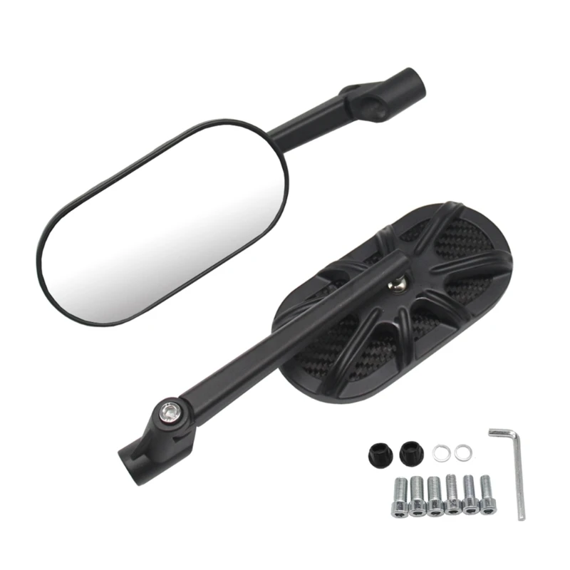 

Motorcycle Rear Mirrors Replacement Convex Rear View Mirror for Scooter E-bike
