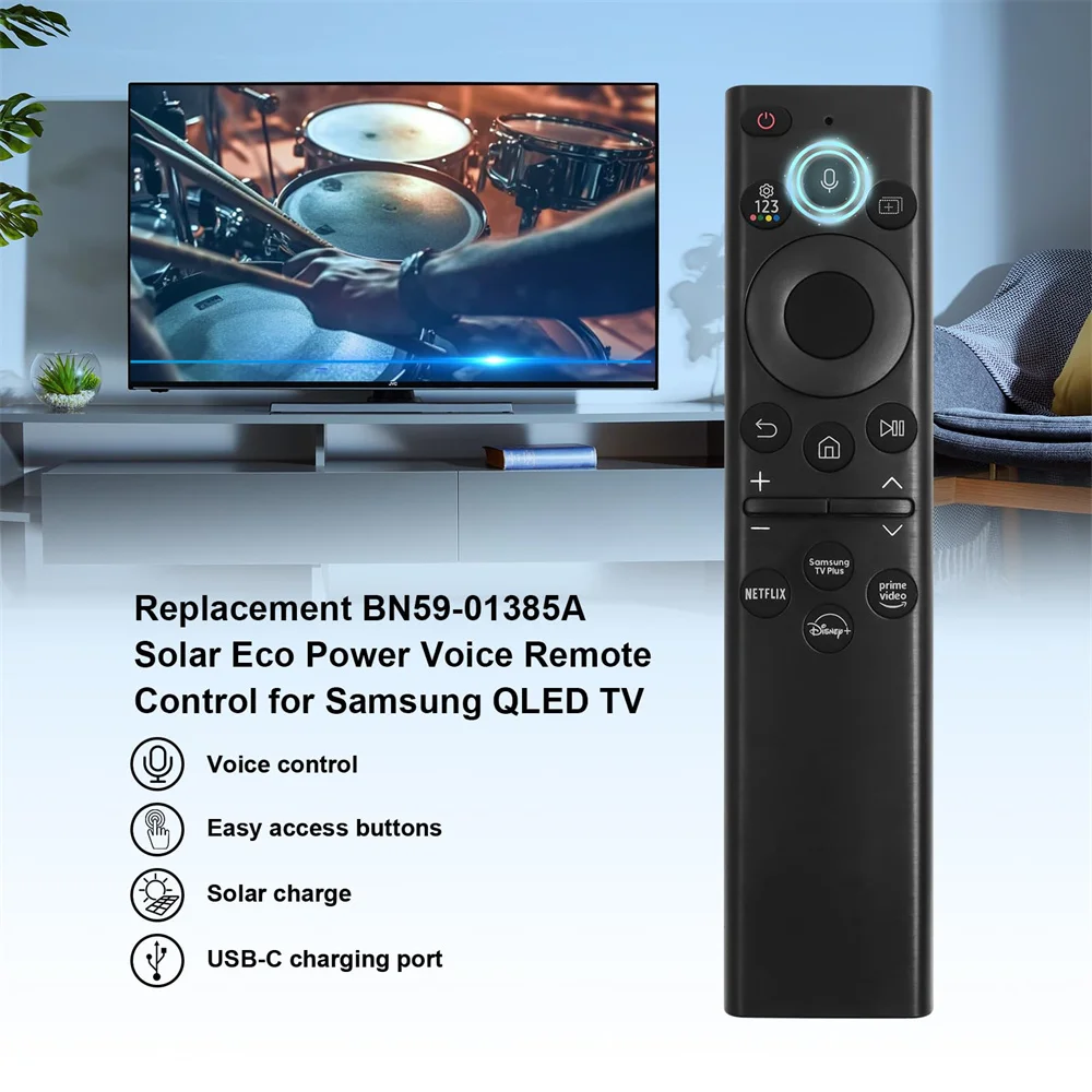 Сменный голосовой пульт дистанционного управления для Samsung TV 2021-2023 Neo QLED Frame and Crystal