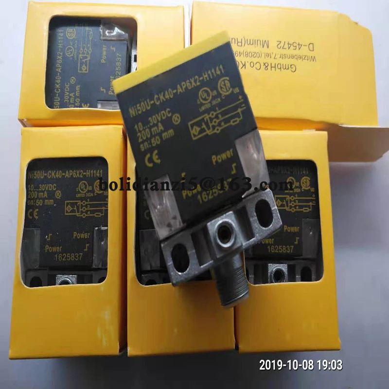Новый датчик приближения NI50U-CK40-AP6X2-H1141 NI50U-CK40-AN6X2-H1141 NI50-CK40-AP6X2-H1141 В наличии