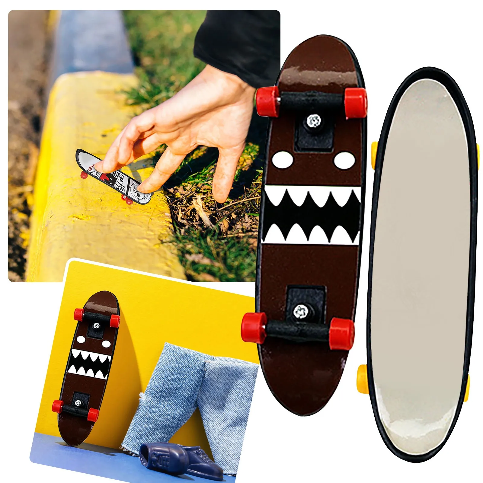 

Finger Scooter Creative Mini Fingertip Skateboard Finger Toy Desktop Small Toy*1 1 Year Old Girl Games