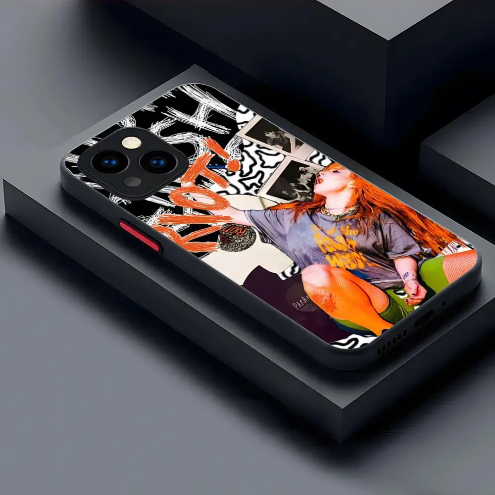 Phone Case COOL Band P-Paramore Matte Transparent For 16 15 IPhone 12 11 13 Pro Max X XR XS 8 SE Mini Plus Back Cover