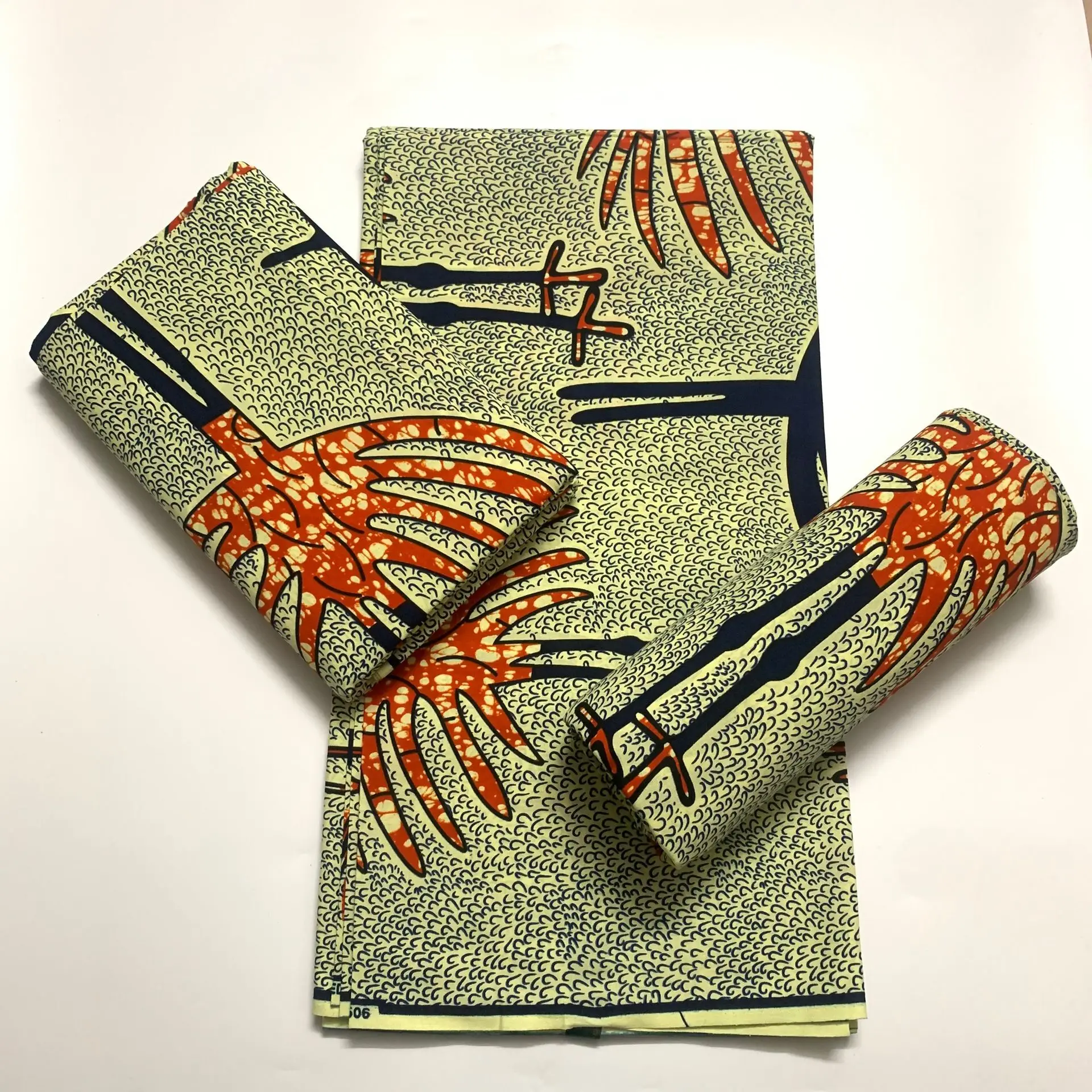 Ткань из Анкары Африканский настоящий восковой принт хлопок 100% новый дизайн 2024