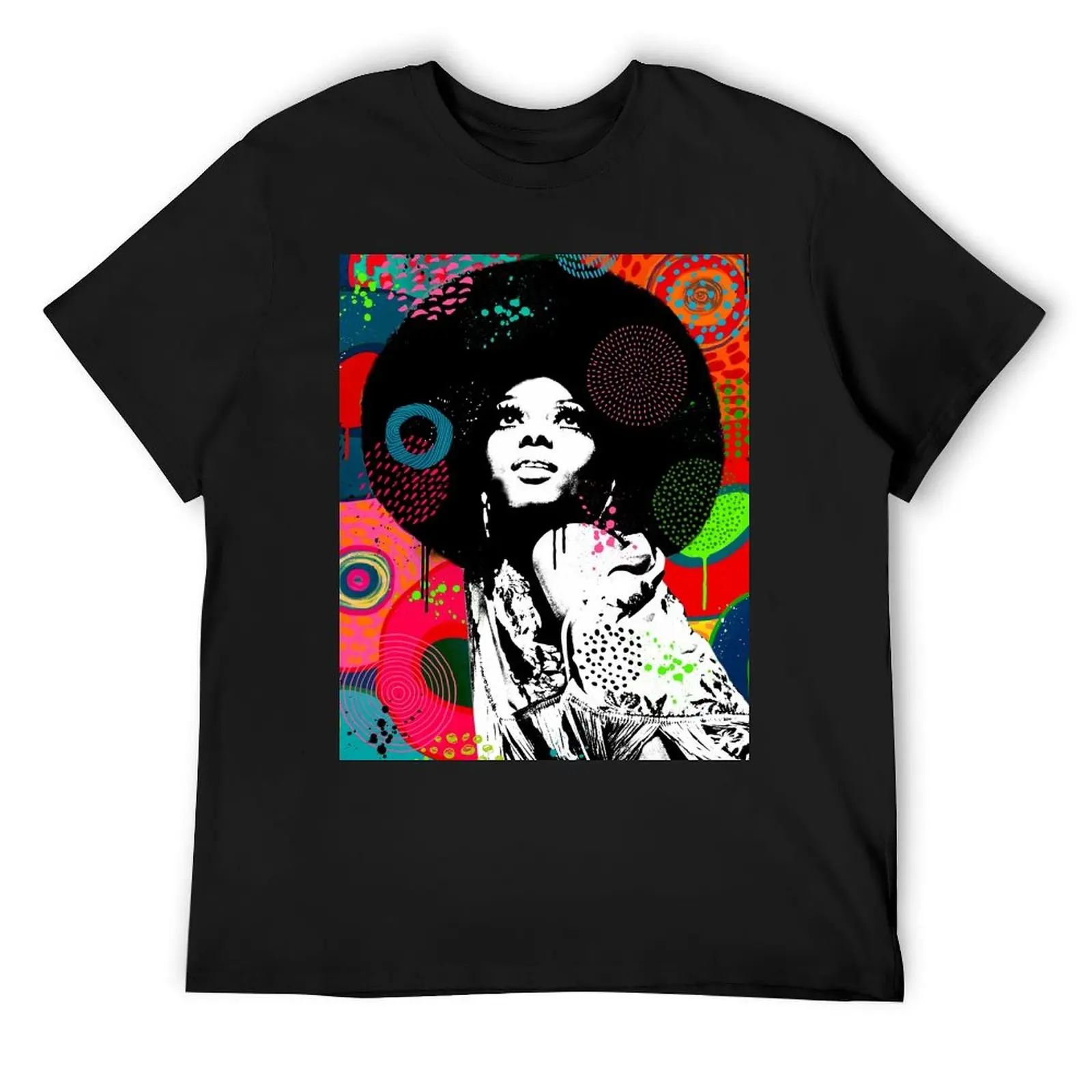 Футболка в стиле поп-арт Diana Ross хлопковые футболки с рисунком для мальчика