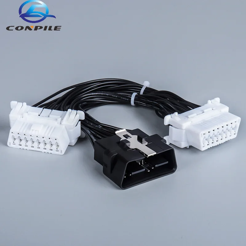 

For Toyota OBD2 Harness OBD Interface Expansion One Split Two Conversion Line Is Suitable for Using Multiple Devices