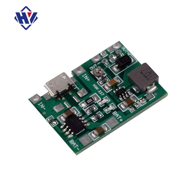 

3.7v L 5V9V adjustable module 2A multimeter refitted 18650 lithium battery charging and voltage boosting discharge one