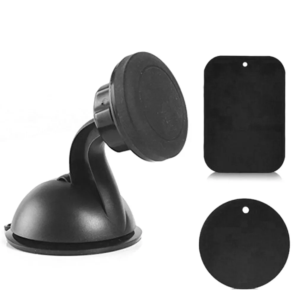 

Strong Magnet Car Phone Holder 360 Degree Rotation Long Arm Windshield Mount Bracket Stand with Suction Cup adjustable holder