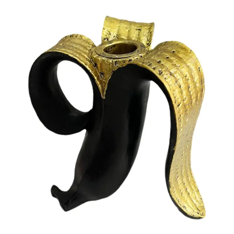 Подсвечник в виде банана подсвечник форме столба забавный банановой корки