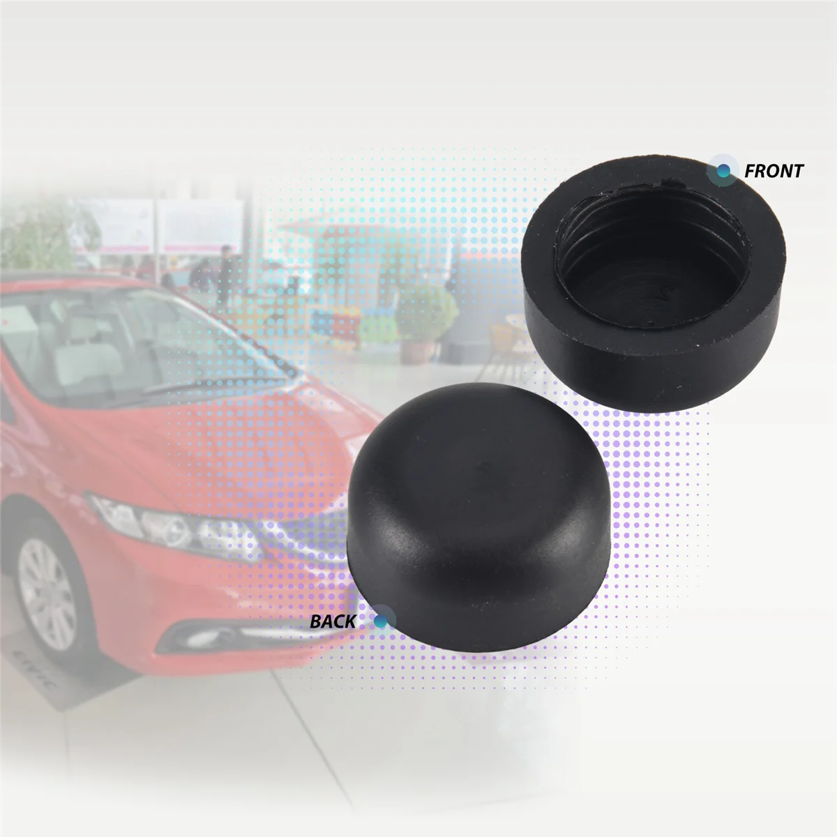 2 шт. передняя крышка стеклоочистителя для Honda Accord Fit Jazz Ridgeline Civic Odyssey Pilot CRV 91611SDAA00