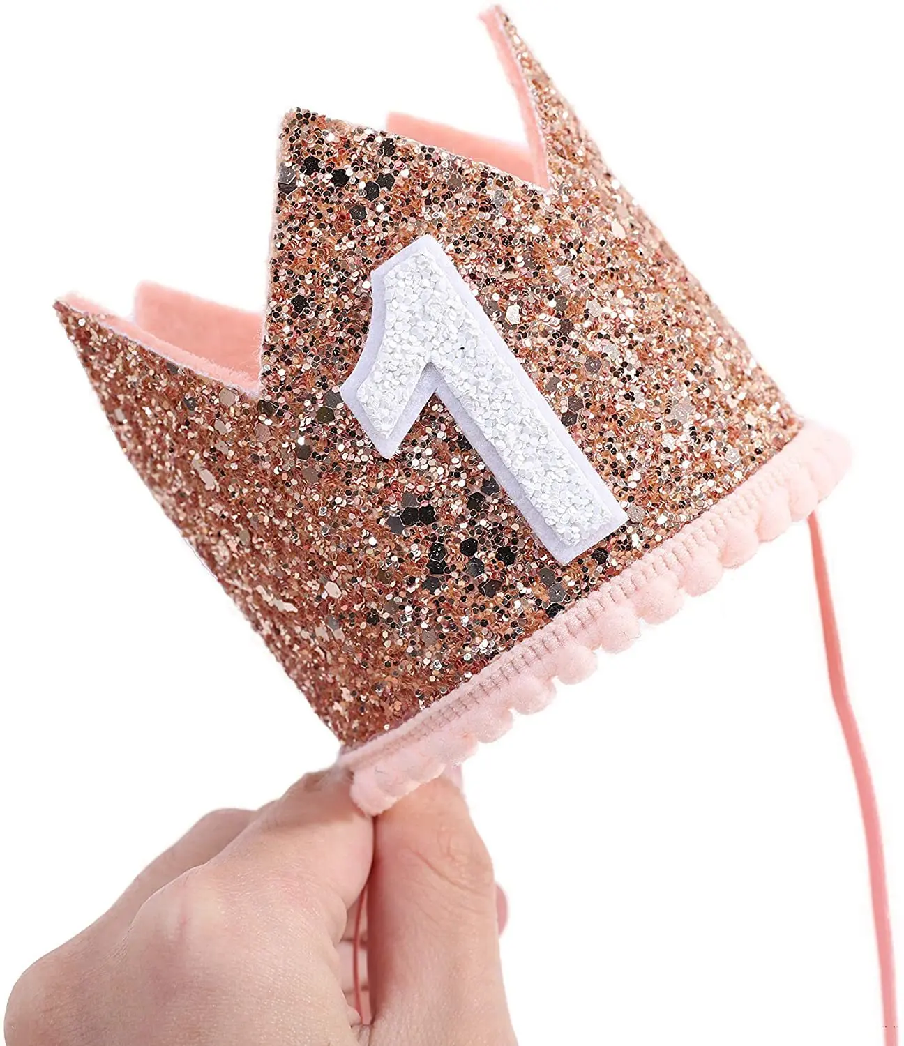 

1 Year Old Baby Birthday Crown First 1st Happy Birthday Party Decor Kids Boy Girl Baby Shower Party Decoration Hat Party Banner