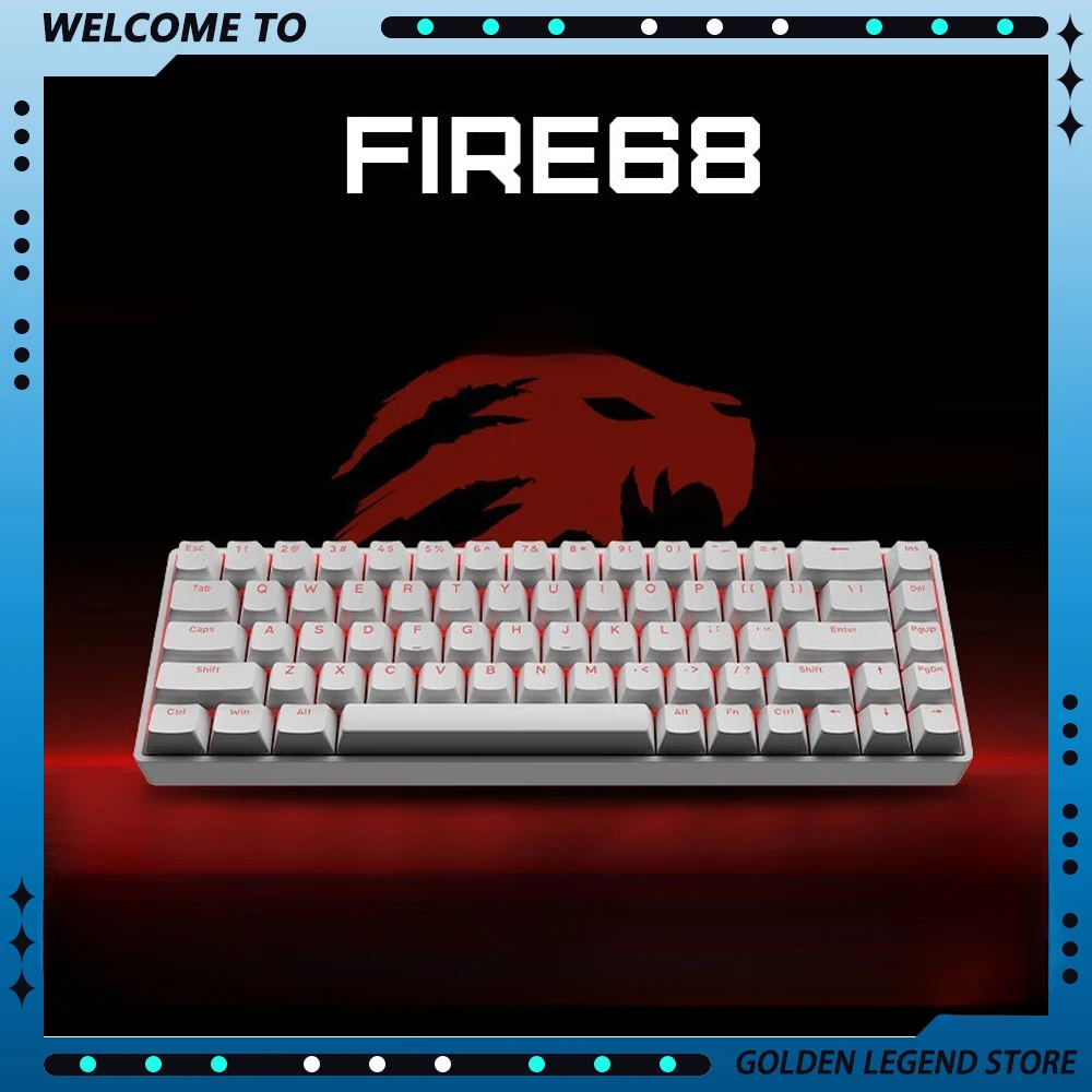 Vgn Vxe Madcatz Fire68 Ultra MADLIONS игровая клавиатура проводная 68 клавиш 8 кГц RGB магнитная ось