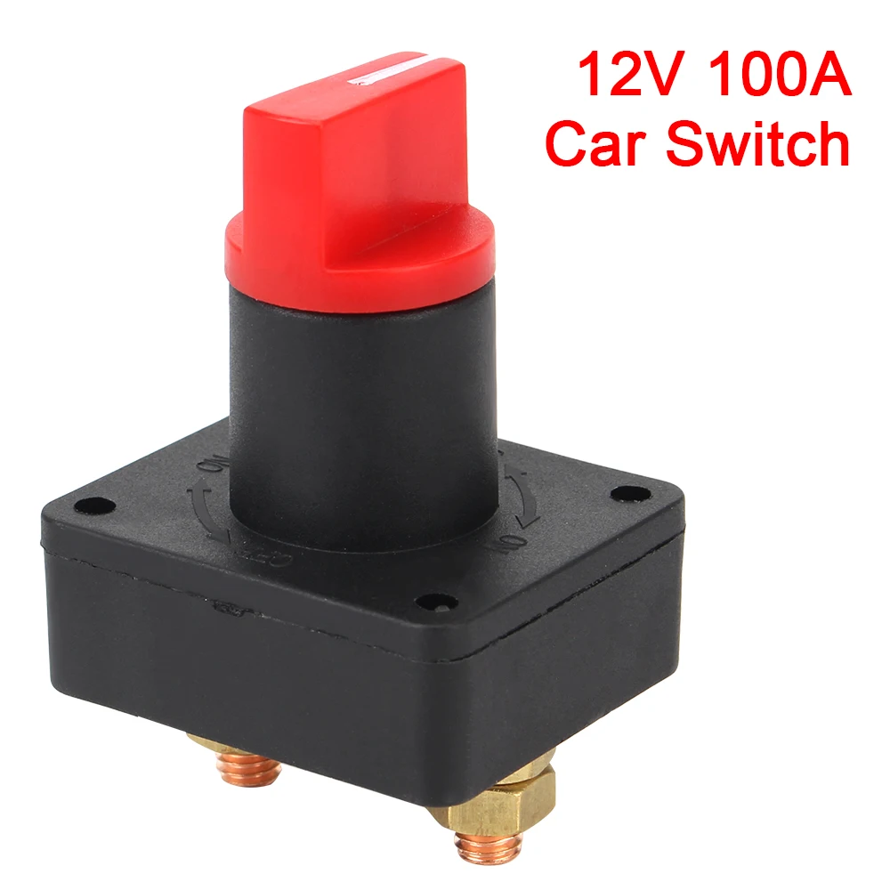 

1 шт., автомобильный поворотный выключатель, 12 В, 100 А