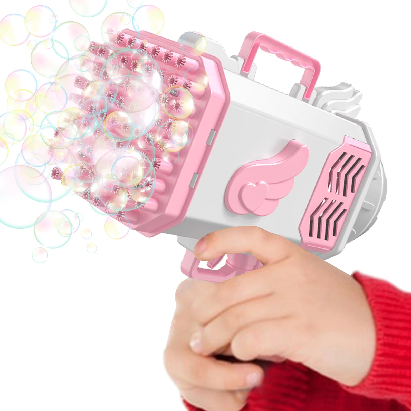 

76/10 Holes Bubble Guns For Kids Summer Bubble Blower Machine Blaster Summer Outdoor Activities Bubble Blower Toy Party Favors