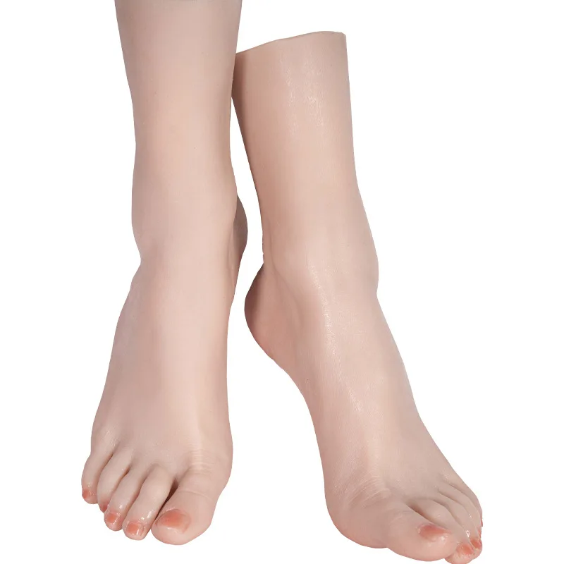 

Manicure Sonsumables Shoes Socks Foot Model Art Liquid Silicone Female Fake Nail Display Mannequin Rubber Plastic TPE TG3604