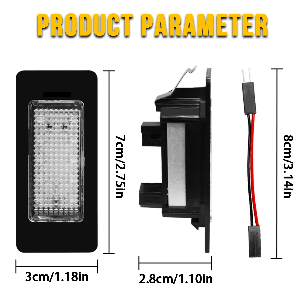 2 шт. автомобильные лампы для номера BMW X 1 3 4 5 6 E84 F25 F26 F15 F16 E70 E71 E72