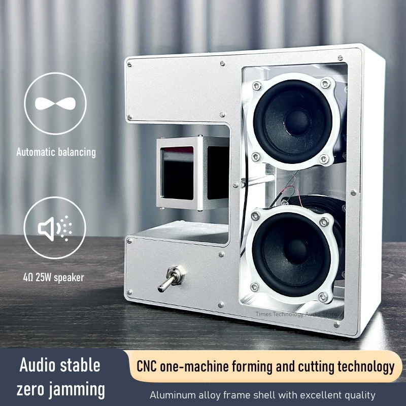 

Home Desktop Magnetic Suspension Bluetooth Speaker Transparent Industrial Wind Wireless Audio Hi-fi Creative and Practical Gifts