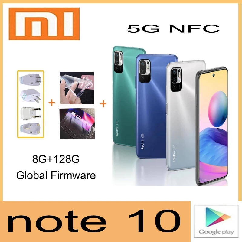 

Xiaomi Redmi Note 10 5G NFC Global ROM Smartphone Dimensity 700 90Hz Display 48MP Camera 5000mAh