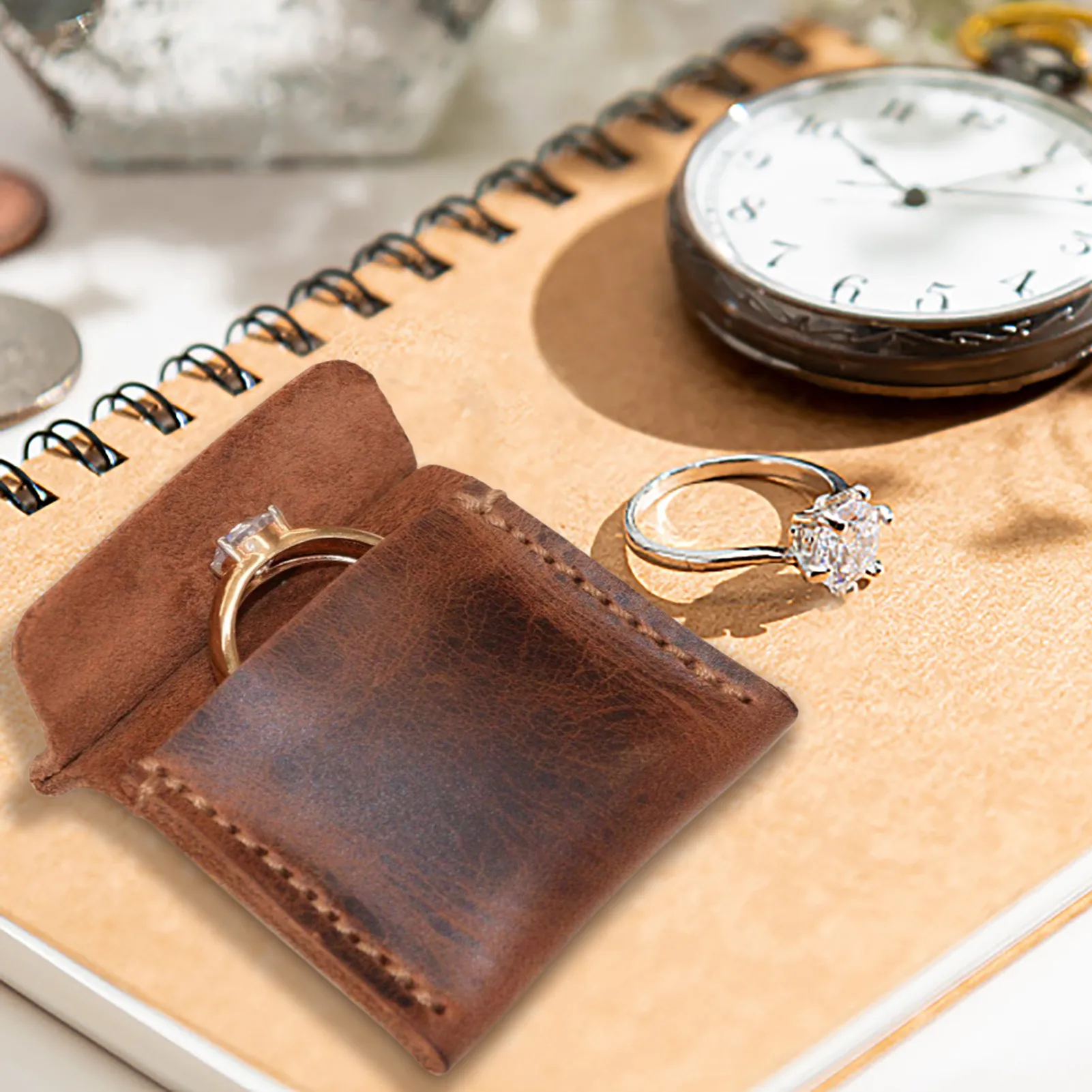 Чехол для обручального кольца в стиле ретро уникальный чехол Подарочная коробка