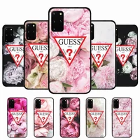 peonies beautiful guess flower phone case for samsung galaxy s20lite s21 s21ultra s20 s20plus s21plus 20ultra