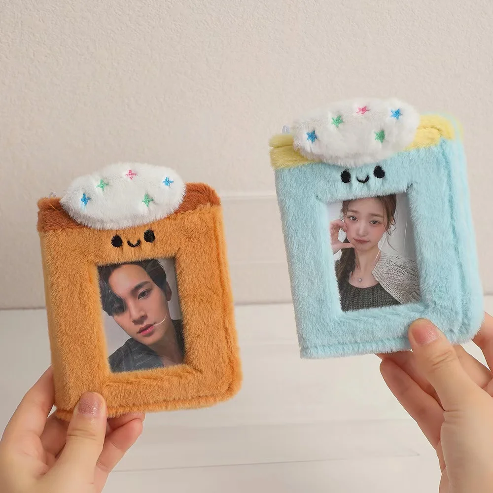 

Kawaii оригинальный дизайн плюшевая облако Kpop Фотокарта Коллекционирование книги Idol фото держатель для карт Фотокарта искусственная школа канцелярские принадлежности