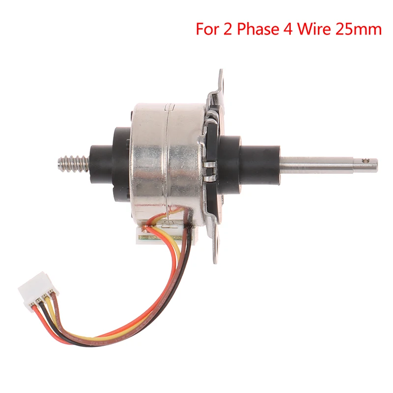 1 шт. 2-фазный 4 провода 25 мм шаговый двигатель сквозного типа Линейный