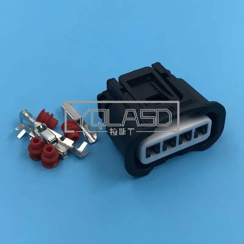 

1 комплект, 4-контактный 7287-8452-30, автомобильная катушка зажигания, водонепроницаемый разъем переменного тока в сборе для Toyota 90980-12A29