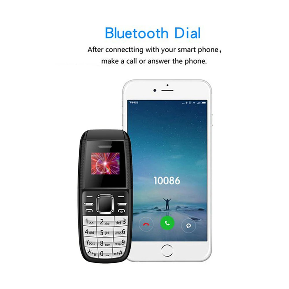 

Ruiforlove BM200 Bluetooth Compatible Small MobilePhone Mini Dialer Bluetooth Student Crossborder Mini Ear Sets Call MobilePhone