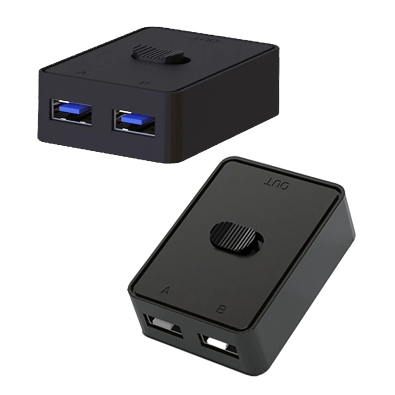 

USB KVM Switches USB Switcher Bi-directional for Computers Keyboard Mouse Scanners Printer Sharing Switcher Box
