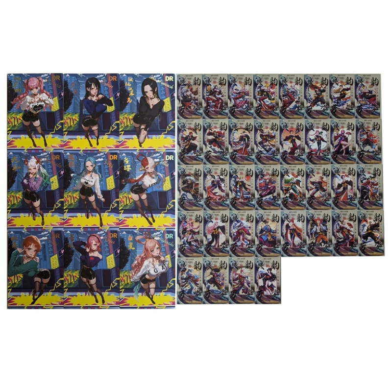 Фото Японское аниме ONE PIECE UTA Nami Нефертари Д. Виви Боа Хэнкок Коллекционные карты Рождественские подарки на день рождения Детские игрушки №4
