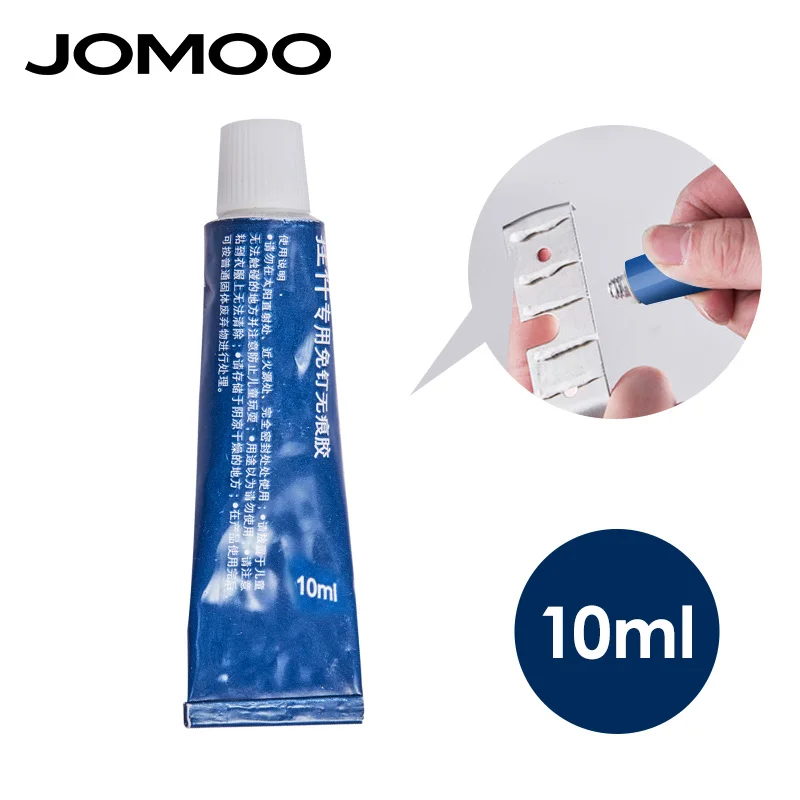 

JOMOO 10ml Adhesive Glue Auxiliary Tapes Super Glue Liquid Tube Metal Glass Plastic Instant Glue Repair Strong Adhesive Tool