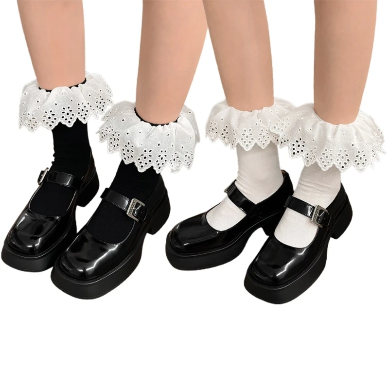 

Женская школьная офисная одежда Subculture-милый стиль однотонные чулки для лета