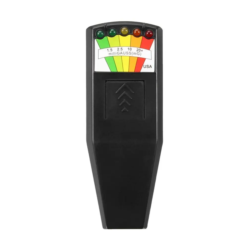 

Electromagnetic Field EMF Gauss Meter Hunting Detector Portable EMF Magnetic Field Detector 5 LED Gauss Meter