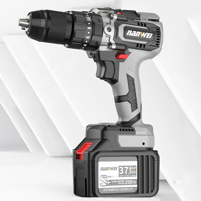 Ручная Беспроводная маленькая перезаряжаемая безщеточная отвертка с батареей 37,5 Ач