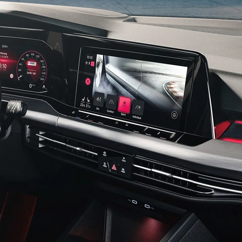 9H закаленное стекло для VW Golf 8 MK8 Life GTI R автомобильная навигация DVD GPS ЖК-защита