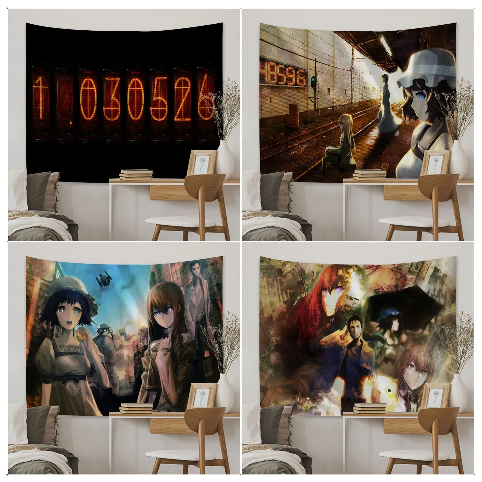 

Steins Gate Wall Tapestry Bohemian Wall Tapestries Mandala Art Home Decor