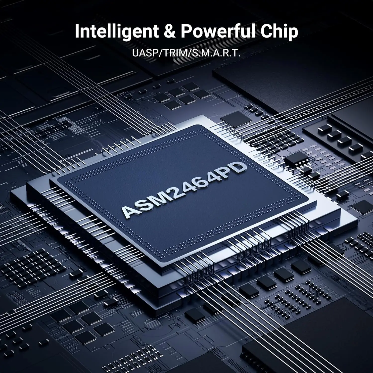Корпус UGREEN 40 Гбит/с M.2 NVMe с охлаждающим вентилятором корпус SSD защитой от падения