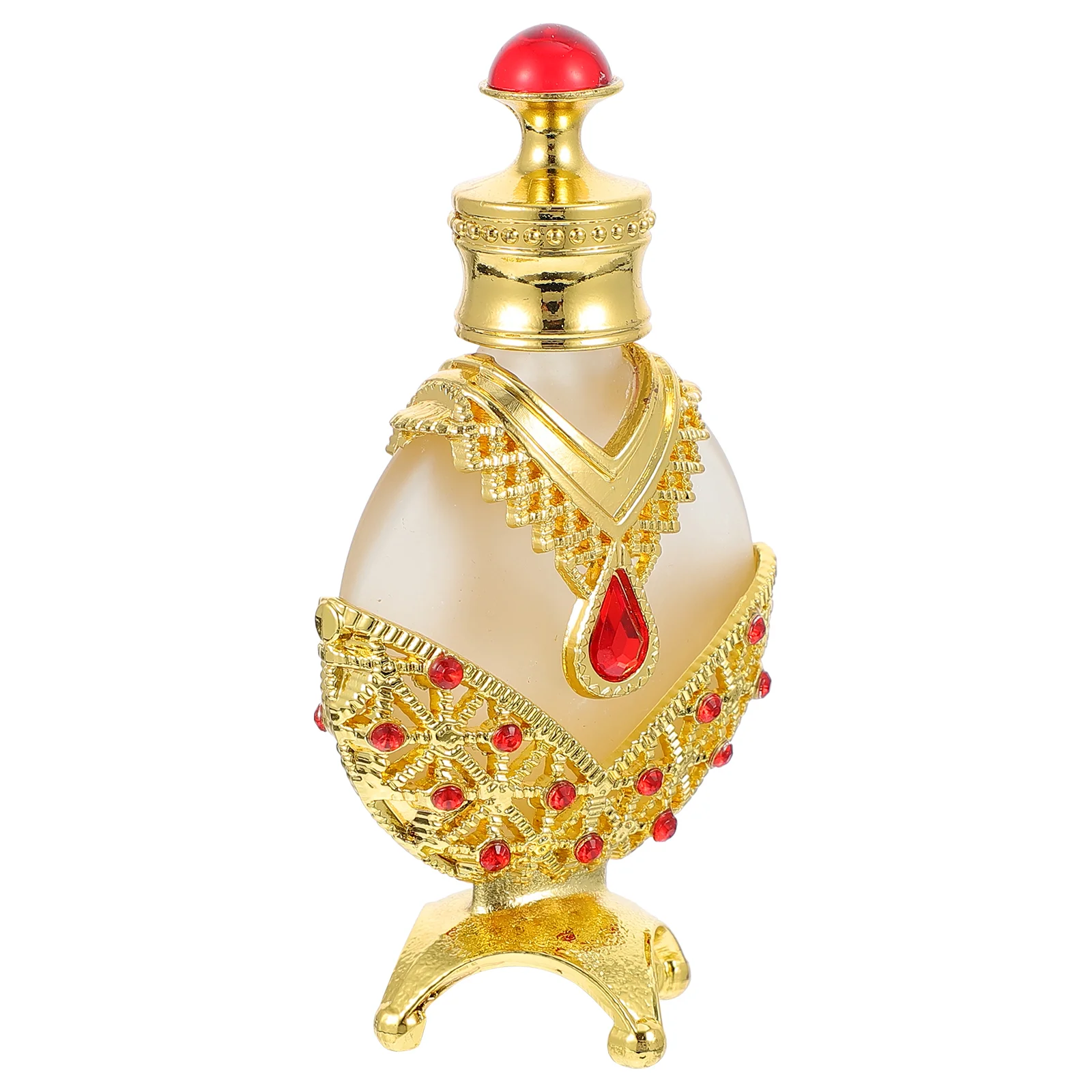 

Bottle Perfumeflower Bottles Pretty Vintage Decorative Empty Egyptian Fancy Refillable Crystal Rhinestone Travel Portable