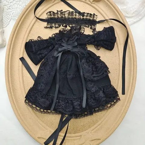 Винтажное кружевное платье для куклы Blythe OB24