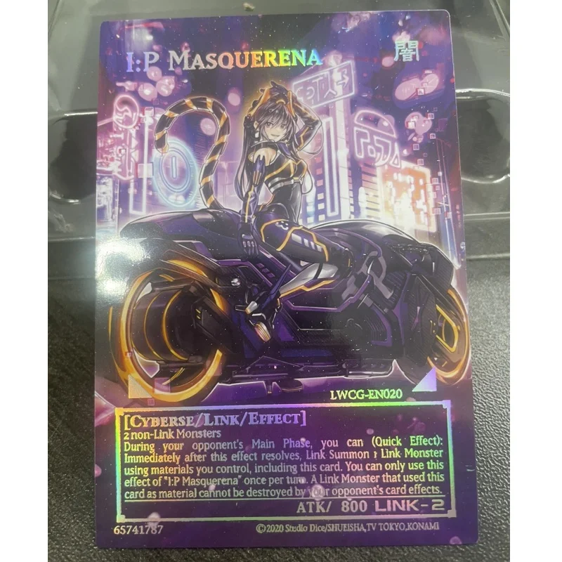 Флэш-карта Yu-Gi-Oh I P маскера Божественный Арсенал Aa-Zeus-Sky Thunder Diy лазерное рельефное