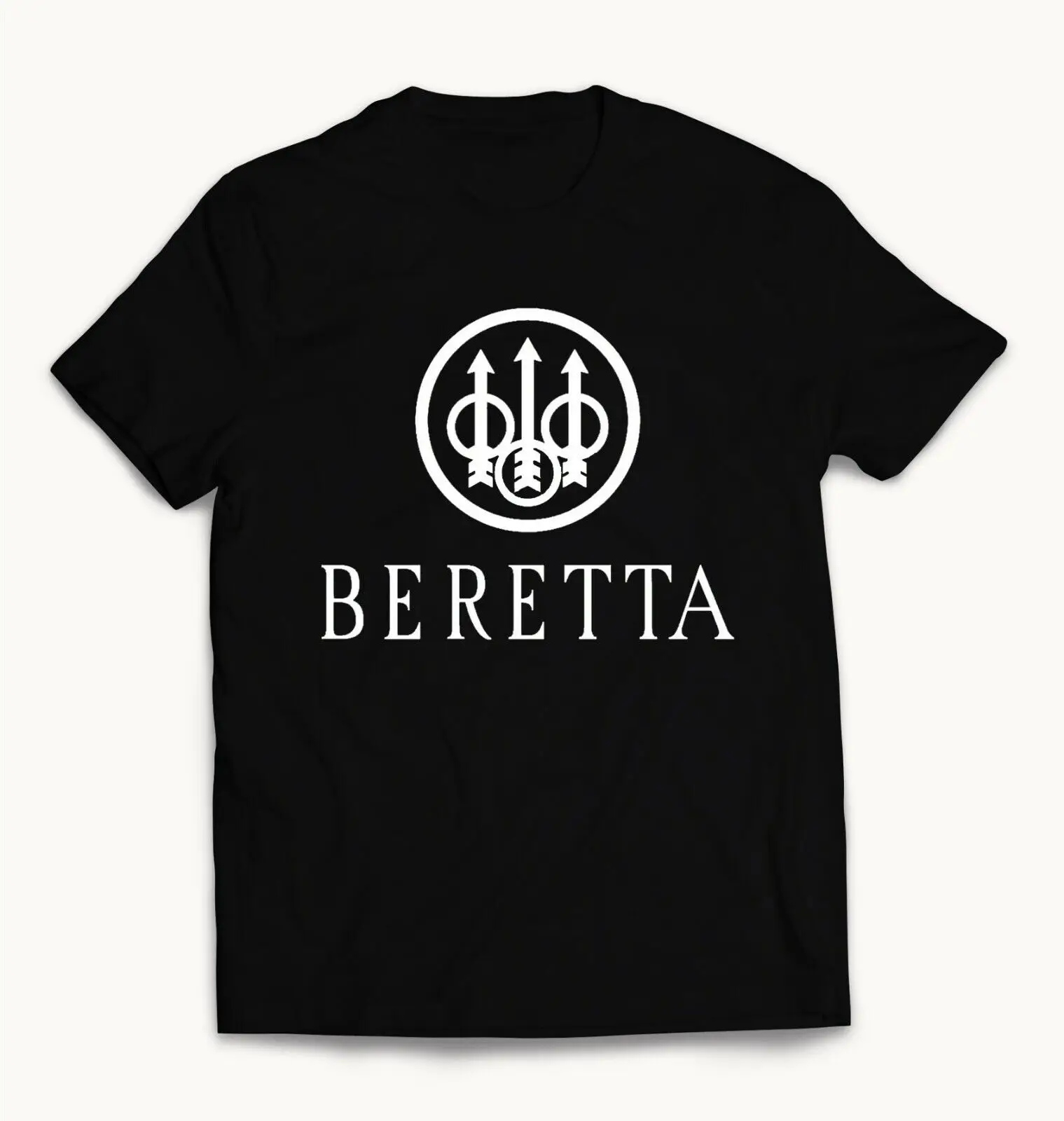 

T-Shirt Simple Beretta Logo White T-Shirt SZ XS-2XL