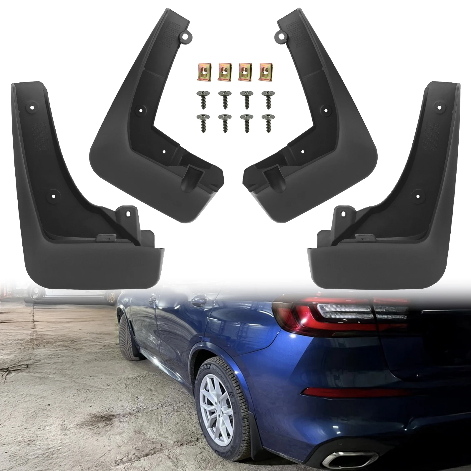 Для BMW X5 M Sport G05 2019-2024 брызговики 30i 40i 50i xDrive M50i автоматические колеса крылья