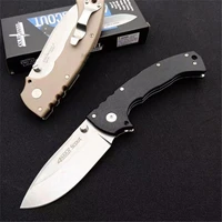 newest cold steel 62rq 4 max scout black griv ex handle 4 aus 10 sw drop point blade hunting survival folding blade edc knife